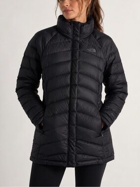 The North Face TNF 600 Goose Down Black Transit Puffer Jacket Outdoor Zip Up